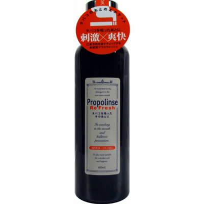 Pieras "Propolinse ReFresh"- Apă de gură, cu indicator de contaminare, cu propolis, extra revigorant, împotriva mirosului de tutun, 600 ml.